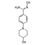 N’-hydroxy-4-(4-hydroxypiperidin-1-yl)benzene-1-carboximidamide