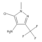 5-chloro-1-methyl-3-(trifluoromethyl)-1H-pyrazol-4-amine