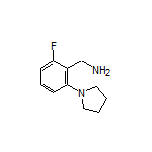 [2-Fluoro-6-(pyrrolidin-1-yl)phenyl]methanamine
