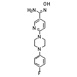 6-[4-(4-fluorophenyl)piperazin-1-yl]-N’-hydroxypyridine-3-carboximidamide