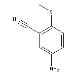5-amino-2-(methylsulfanyl)benzonitrile