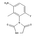 3-(3-amino-6-fluoro-2-methylphenyl)imidazolidine-2,4-dione