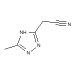 2-(3-Methyl-1H-1,2,4-triazol-5-yl)acetonitrile