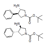 trans-1-Boc-3-amino-4-phenylpyrrolidine