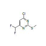 4-Chloro-6-(difluoromethyl)-2-(methylthio)pyrimidine