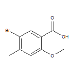 5-Bromo-2-methoxy-4-methylbenzoic Acid