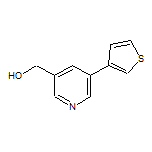[5-(Thiophen-3-yl)pyridin-3-yl]methanol