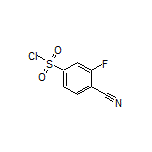 4-Cyano-3-fluoro-1-benzenesulfonyl Chloride