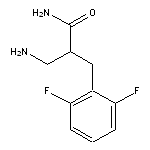 3-amino-2-[(2,6-difluorophenyl)methyl]propanamide