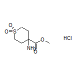 Methyl 4-Aminotetrahydro-2H-thiopyran-4-carboxylate 1,1-Dioxide Hydrochloride