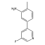 5-(5-fluoropyridin-3-yl)-2-methylaniline