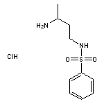 N-(3-aminobutyl)benzenesulfonamide hydrochloride