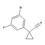 1-(3-Bromo-5-fluorophenyl)cyclopropane-1-carbonitrile