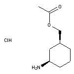 [cis-3-aminocyclohexyl]methyl acetate hydrochloride