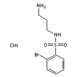 N-(3-aminopropyl)-2-bromobenzene-1-sulfonamide hydrochloride