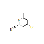 4-Bromo-6-methylpyridine-2-carbonitrile