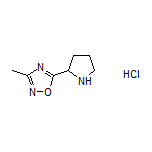 3-Methyl-5-(pyrrolidin-2-yl)-1,2,4-oxadiazole Hydrochloride