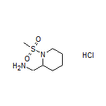[1-(Methylsulfonyl)-2-piperidyl]methanamine Hydrochloride