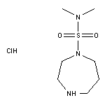 N,N-dimethyl-1,4-diazepane-1-sulfonamide hydrochloride