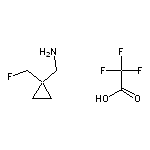 [1-(fluoromethyl)cyclopropyl]methanamine, trifluoroacetic acid