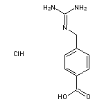4-{[(diaminomethylidene)amino]methyl}benzoic acid hydrochloride