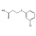 3-[(3-chlorophenyl)sulfanyl]propanoic acid