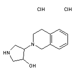 4-(1,2,3,4-tetrahydroisoquinolin-2-yl)pyrrolidin-3-ol dihydrochloride