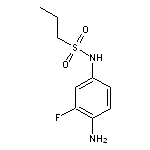 N-(4-amino-3-fluorophenyl)propane-1-sulfonamide