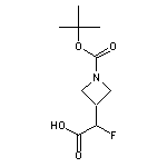 2-(1-Boc-azetidin-3-yl)-2-fluoroacetic Acid