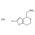 {2-fluoro-4H,6H,7H-thieno[3,2-c]pyran-4-yl}methanamine hydrochloride