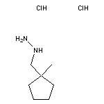 [(1-Methylcyclopentyl)methyl]hydrazine Dihydrochloride