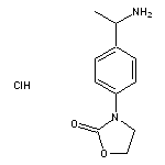 3-[4-(1-aminoethyl)phenyl]-1,3-oxazolidin-2-one hydrochloride