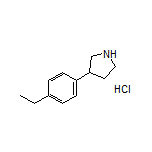 3-(4-Ethylphenyl)pyrrolidine Hydrochloride