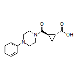 (1R,2R)-2-(4-Phenylpiperazine-1-carbonyl)cyclopropanecarboxylic Acid