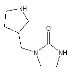 1-(pyrrolidin-3-ylmethyl)imidazolidin-2-one