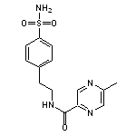 5-methyl-N-[2-(4-sulfamoylphenyl)ethyl]pyrazine-2-carboxamide