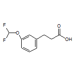 3-[3-(Difluoromethoxy)phenyl]propanoic Acid