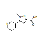 1-Methyl-5-(3-pyridyl)-1H-pyrazole-3-carboxylic Acid