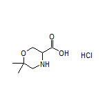 6,6-Dimethylmorpholine-3-carboxylic Acid Hydrochloride