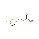 3-(3-Methyl-1-pyrazolyl)butanoic Acid