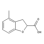 4-methyl-2,3-dihydro-1-benzofuran-2-carboxylic acid