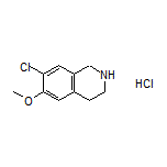 7-Chloro-6-methoxy-1,2,3,4-tetrahydroisoquinoline Hydrochloride