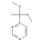 4-(1,1-dimethoxyethyl)pyrimidine
