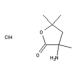 3-amino-3,5,5-trimethyloxolan-2-one hydrochloride