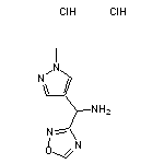 (1-methyl-1H-pyrazol-4-yl)(1,2,4-oxadiazol-3-yl)methanamine dihydrochloride