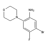 5-bromo-4-fluoro-2-(morpholin-4-yl)aniline
