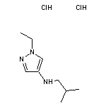 1-ethyl-N-(2-methylpropyl)-1H-pyrazol-4-amine dihydrochloride