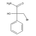 3-bromo-2-hydroxy-2-phenylpropanamide