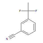 3-(1,1-Difluoroethyl)benzonitrile