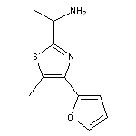 1-[4-(furan-2-yl)-5-methyl-1,3-thiazol-2-yl]ethan-1-amine